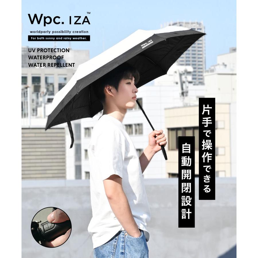 Wpc. IZA 日傘 折りたたみ傘 完全遮光 晴雨兼用 メンズ wpc 自動