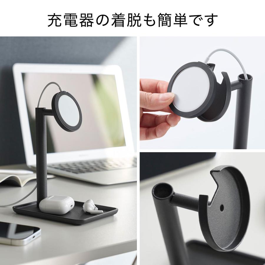 山崎実業 tower トレー付きスマートフォン充電スタンド タワー 公式