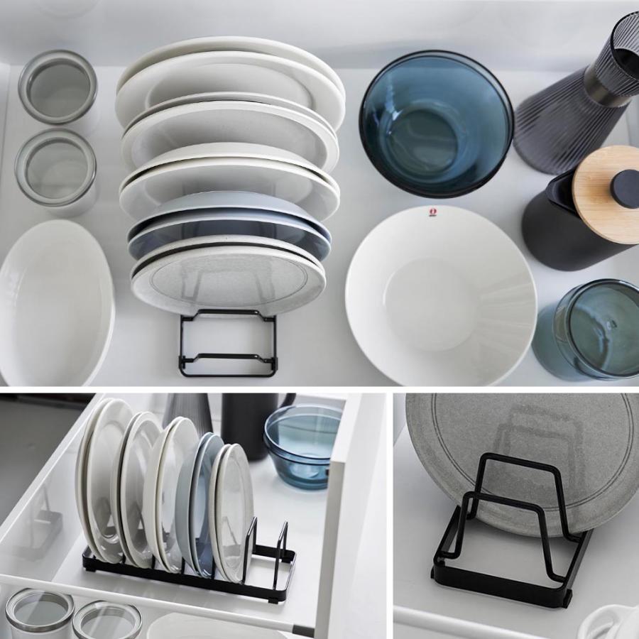 tower 山崎実業 キッチン 収納ラック 食器 お皿スタンド タワー 1375