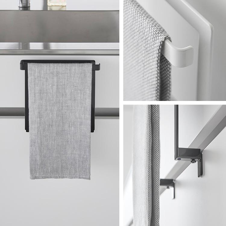 tower 山崎実業 キッチンシンク下収納扉タオルハンガー タワー 高さ