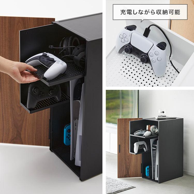 tower 山崎実業 ゲーム機 収納ラック 棚 収納ボックス タワー 2109