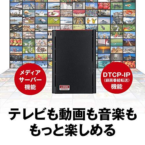 BUFFALO NAS スマホ/タブレット/PC対応 ネットワークHDD 2TB LS520D0202G 【同時アクセスでも快適な高速モデル】 2TB iPad 64/32 LS520D0202G Mac タブレット端末 以降