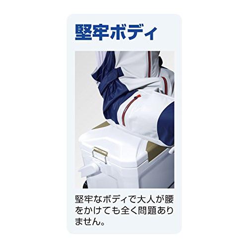 シマノ(SHIMANO) クーラーボックス 大型 45L スペーザ ホエール ライト キャスター付 450LC-045L 釣り用 ピュアホワイト ピュアホワイト クーラーボックス 45L 幅x長x高