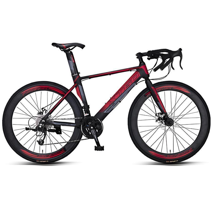 自転車 クロスバイク 前後ディスクブレーキ