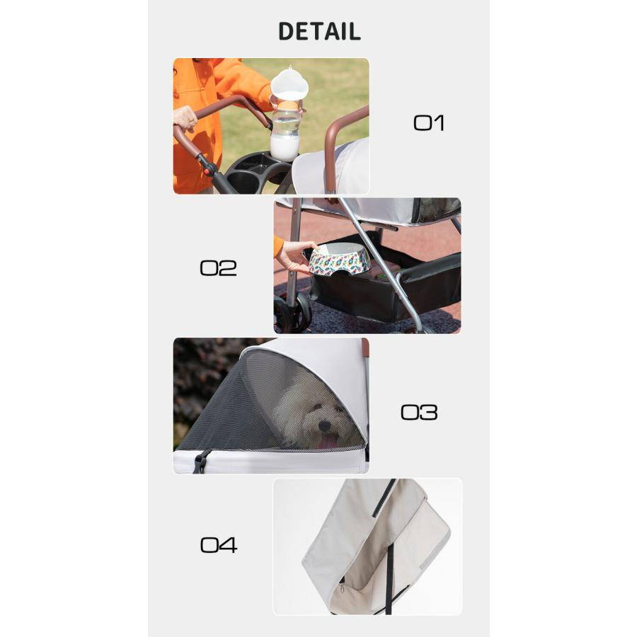ペットカート 分離式 2way 取り外し可能 折りたたみ 軽量 ペット