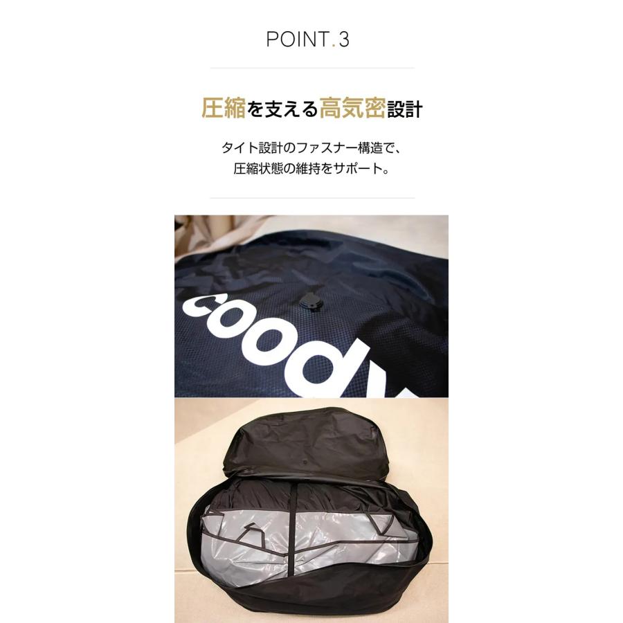 coodyテント圧縮バッグ【日本公式ストア・国内保証】収納 バッグ