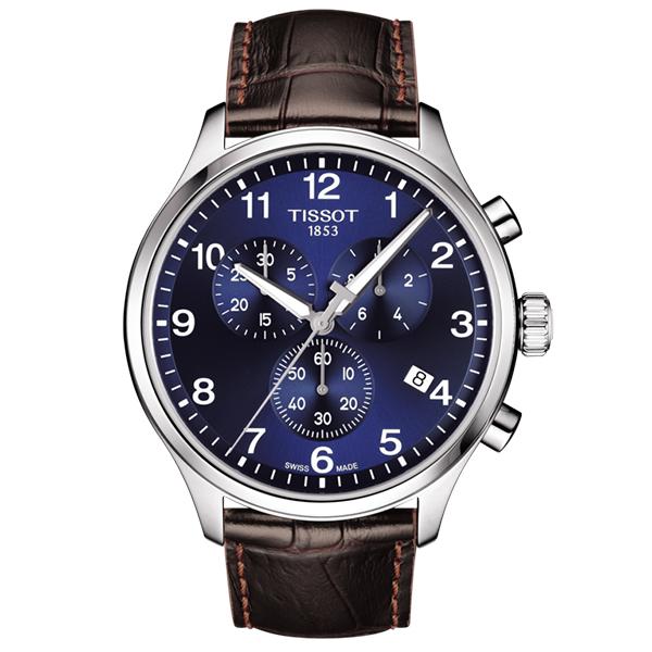 ティソ 公式 メンズ 腕時計 TISSOT クロノ XL クラシック クォーツ ブルー文字盤 レザー T1166171604700｜tissot｜02