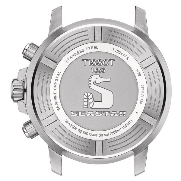 ティソ 公式 メンズ 腕時計 TISSOT シースター 1000 クォーツ クロノグラフ ブルー文字盤 ブレスレット T1204171104103｜tissot｜03
