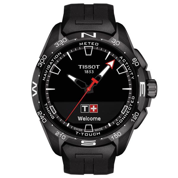 ティソ 公式 メンズ 腕時計 TISSOT T-タッチ コネクト ソーラー ブラック文字盤 ラバー  T1214204705103｜tissot｜02