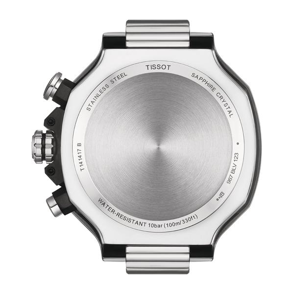 ティソ 公式 メンズ 腕時計 TISSOT T-レース クロノグラフ ブルー文字盤 ブレスレット T1414171104100