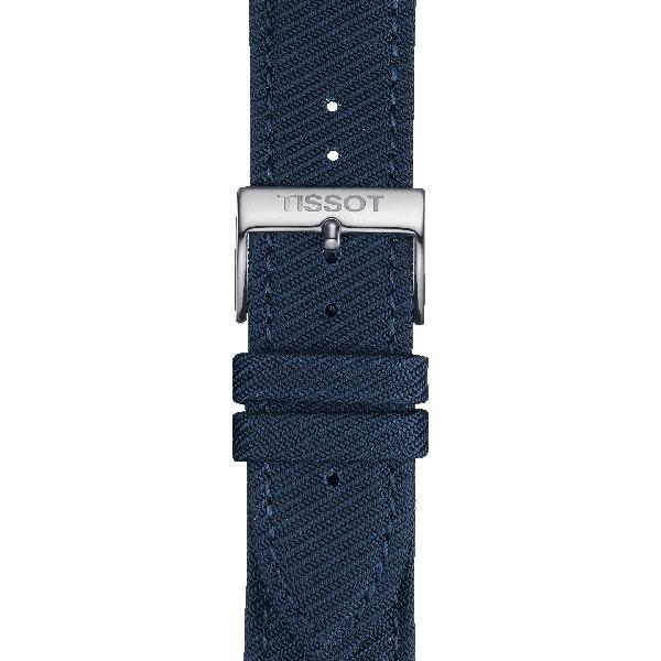 ティソ 公式 腕時計ベルト TISSOT ブルー テキスタイルストラップ 22MM T852046783｜tissot｜02