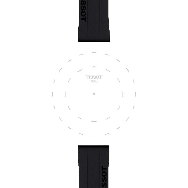 ティソ 公式 腕時計ベルト TISSOT ブラック シリコン ストラップ 18MM T852047455｜tissot｜03