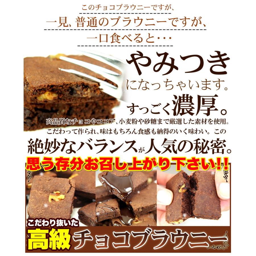 訳あり 濃厚チョコブラウニー 1kg 簡易包装＆形崩れによる訳あり特価