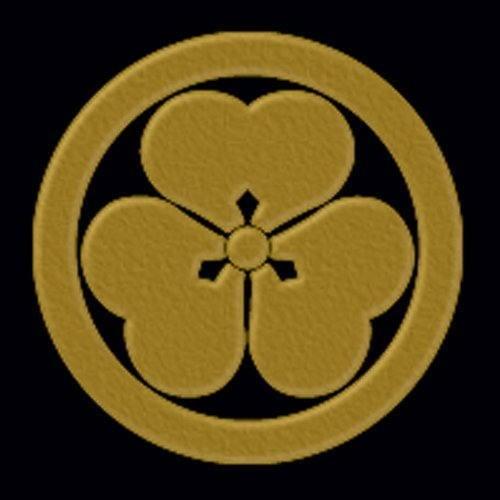 一般家紋蒔絵シール 11.丸に片喰／GD KAMON11GDトレンドイット ヤフー店 通販 Yahoo!ショッピング