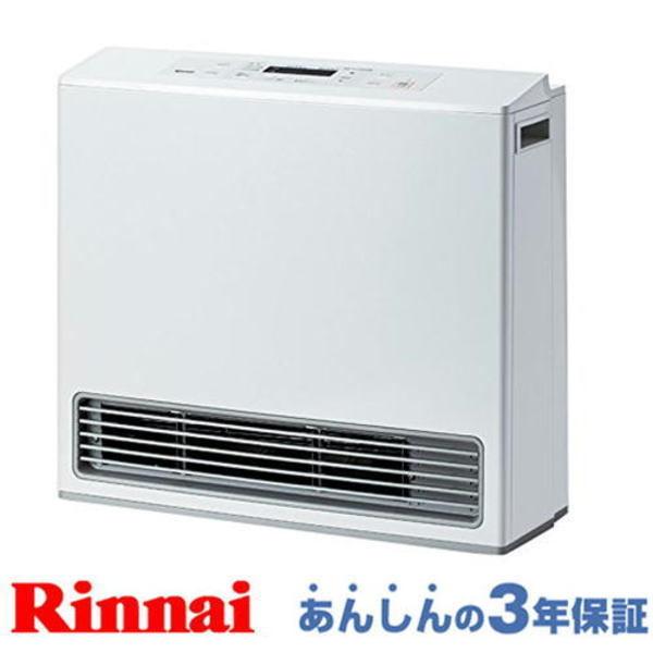 【2026年モデル】リンナイ RC-U5801E-13A ホワイト ガスファンヒーター 都市ガス12A・13A専用 15畳／21畳用