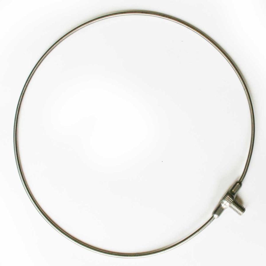 磯タモ 64チタン ワンピース 玉枠 35cm フレーム太さ5mm : チタン