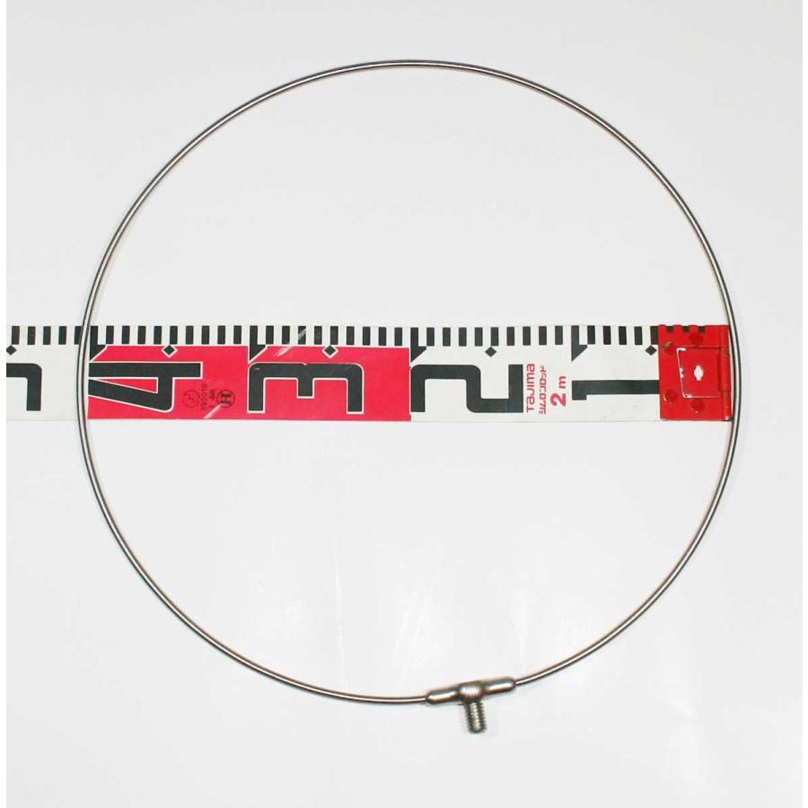 磯タモ 64チタン ワンピース 玉枠 40cm フレーム太さ5mm : チタン