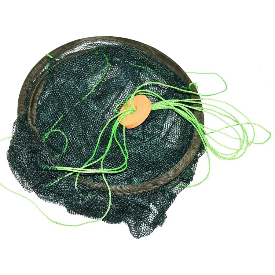 魚すくい　魚捕獲　一網打尽網　直径1m タモ網　収納時35cmでコンパクト |  | 02