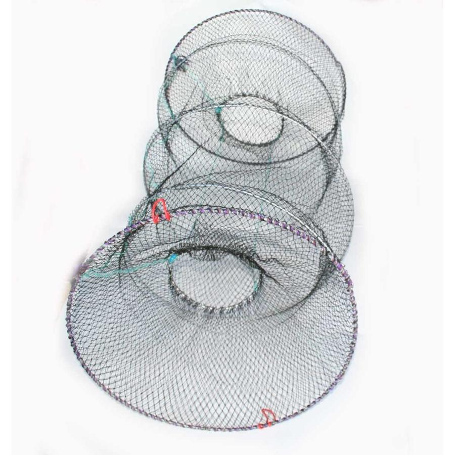 折りたたみ スプリング式 中型 もんどり　＆　モンドリ　 直径40cm 長さ80cm | 