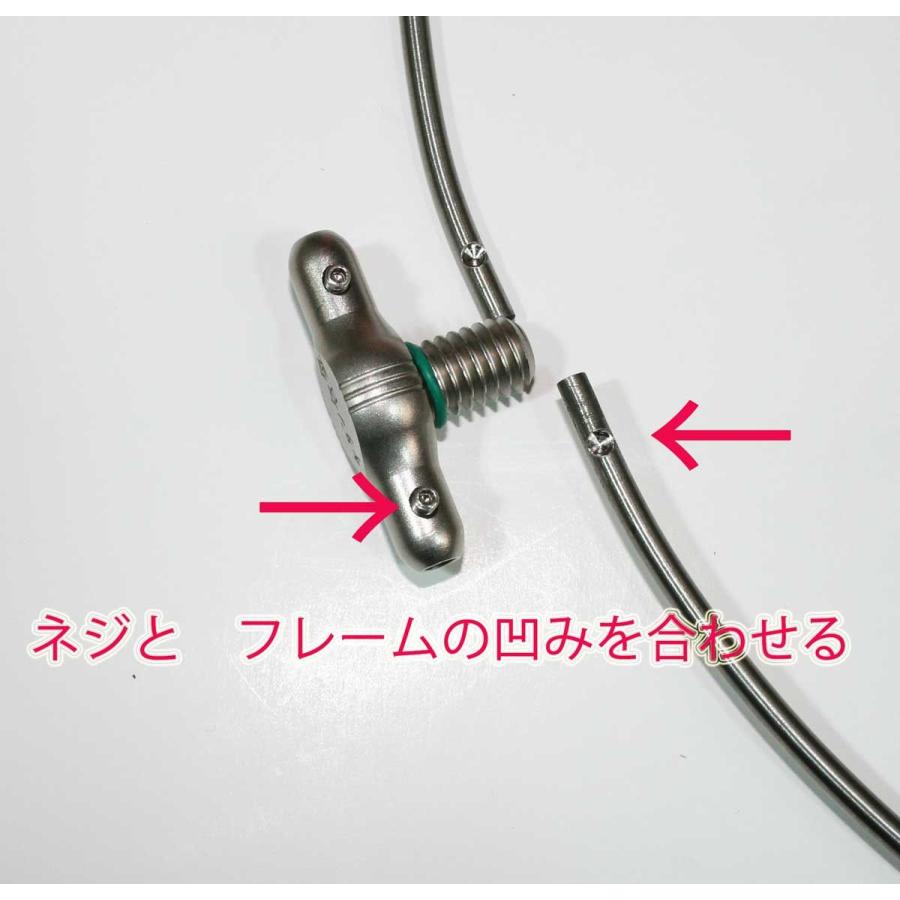 64チタン 2mm 頭部の穴が6角のネジ チタンネジ 玉枠30cm/35cm/40cm/45cn/50cm専用ネジ |  | 03