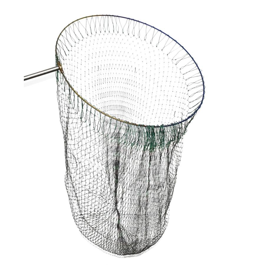 四つ折り 64チタン 40cm 玉枠+PE10号 迷彩柄 手編み網セット 陽極酸化  