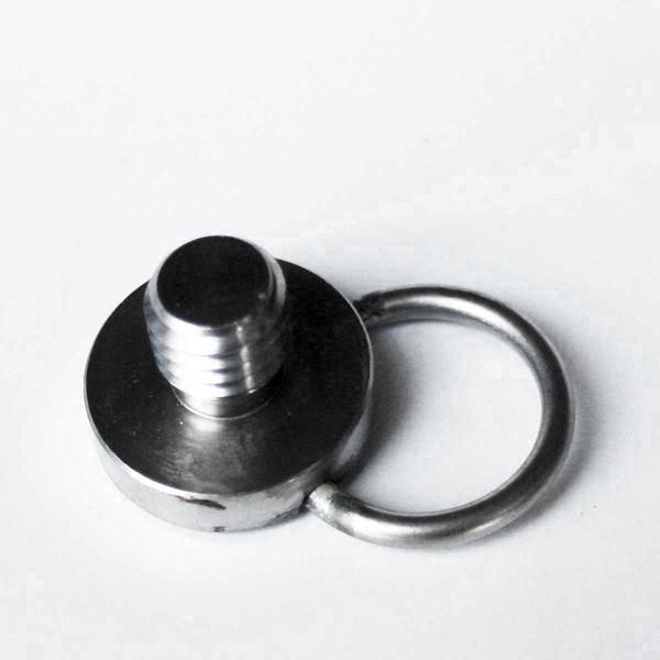 玉の柄の頭部にねじ込むチタンキャップ チタン落としタモ キャップ ルアー回収にも使用可能 | 