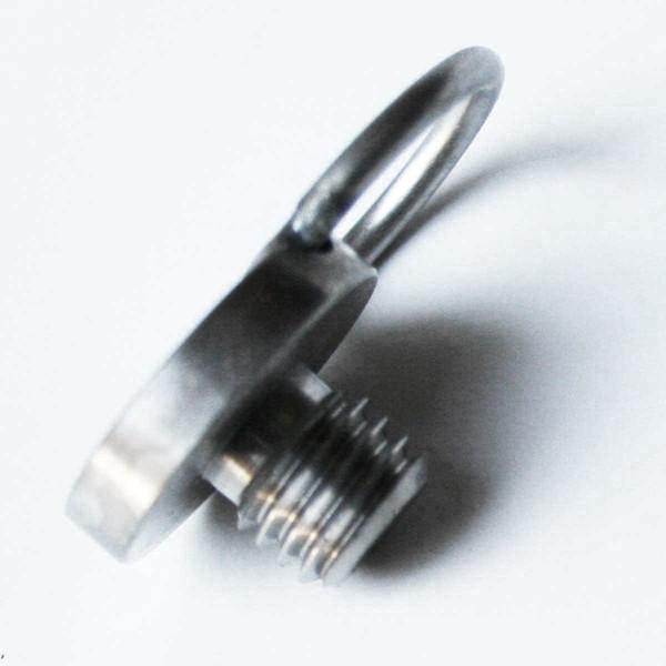 玉の柄の頭部にねじ込むチタンキャップ チタン落としタモ キャップ ルアー回収にも使用可能 |  | 01