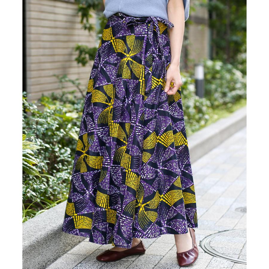 チチカカ ロングスカート ラップスカート 巻きスカート ボトムス
