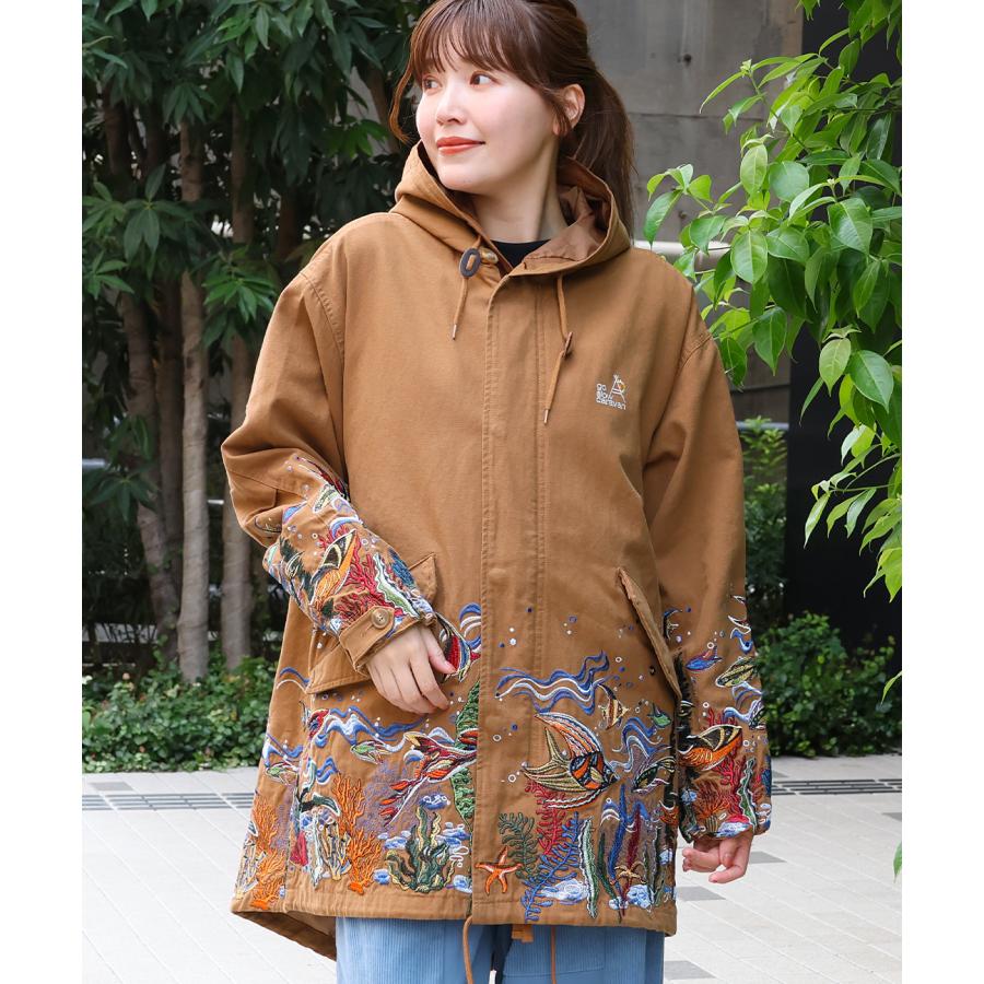 チチカカ（TITICACA） go slow caravan ライトキャンバスパネル刺繍