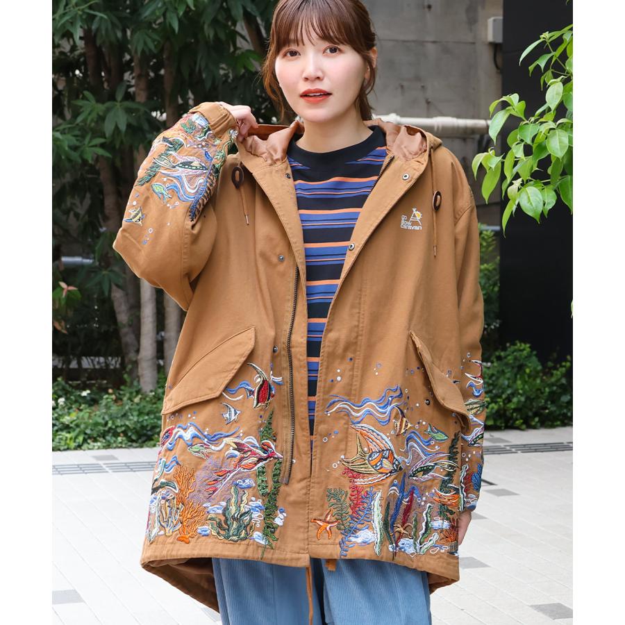 チチカカ（TITICACA） go slow caravan ライトキャンバスパネル刺繍