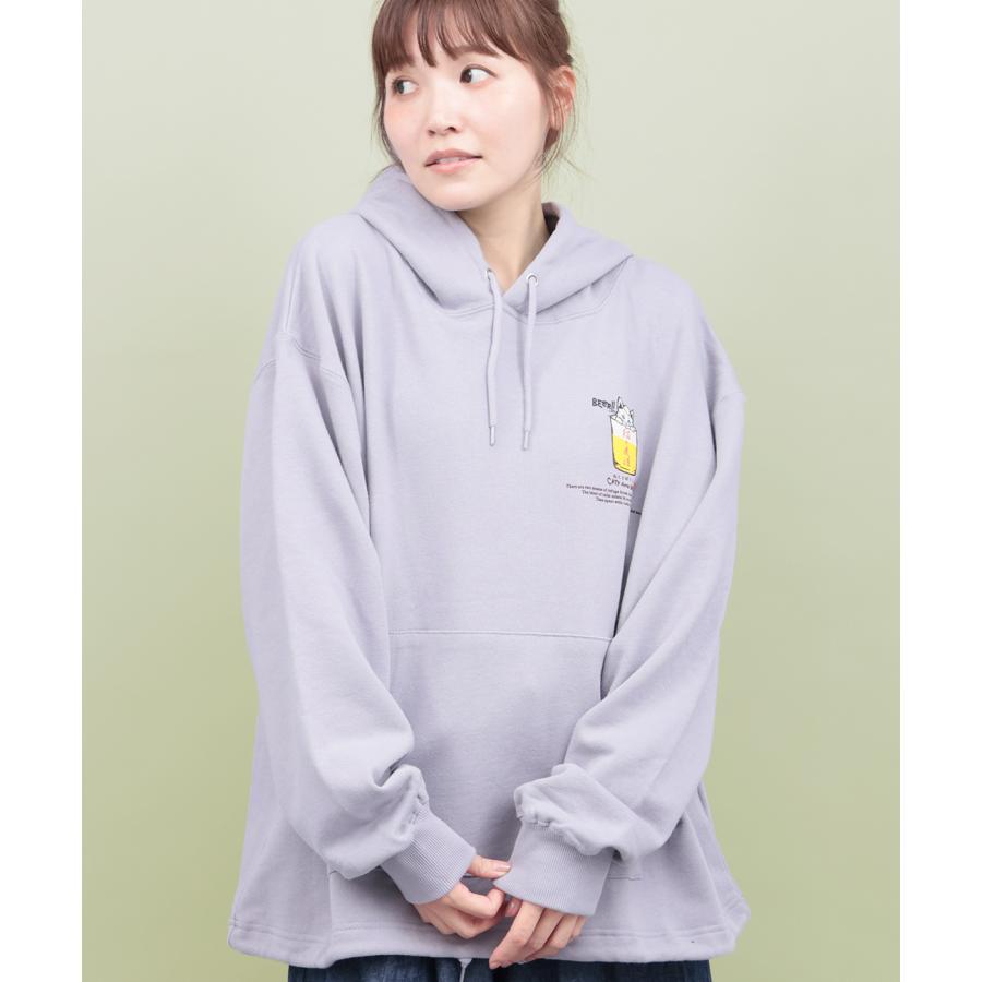 チチカカ（TITICACA） go slow caravan 猫と麦酒 裏毛ボックスフーディー【WEB限定】 ／ スウェットパーカー 裏毛 ...