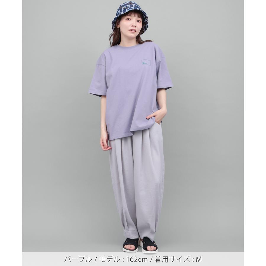 go slow caravan USAコットンスクエアロゴTシャツ ／ Tシャツ ティーシャツ トップス カットソー レディース 男女兼用 ユニセックス 春 夏 半袖 psの画像