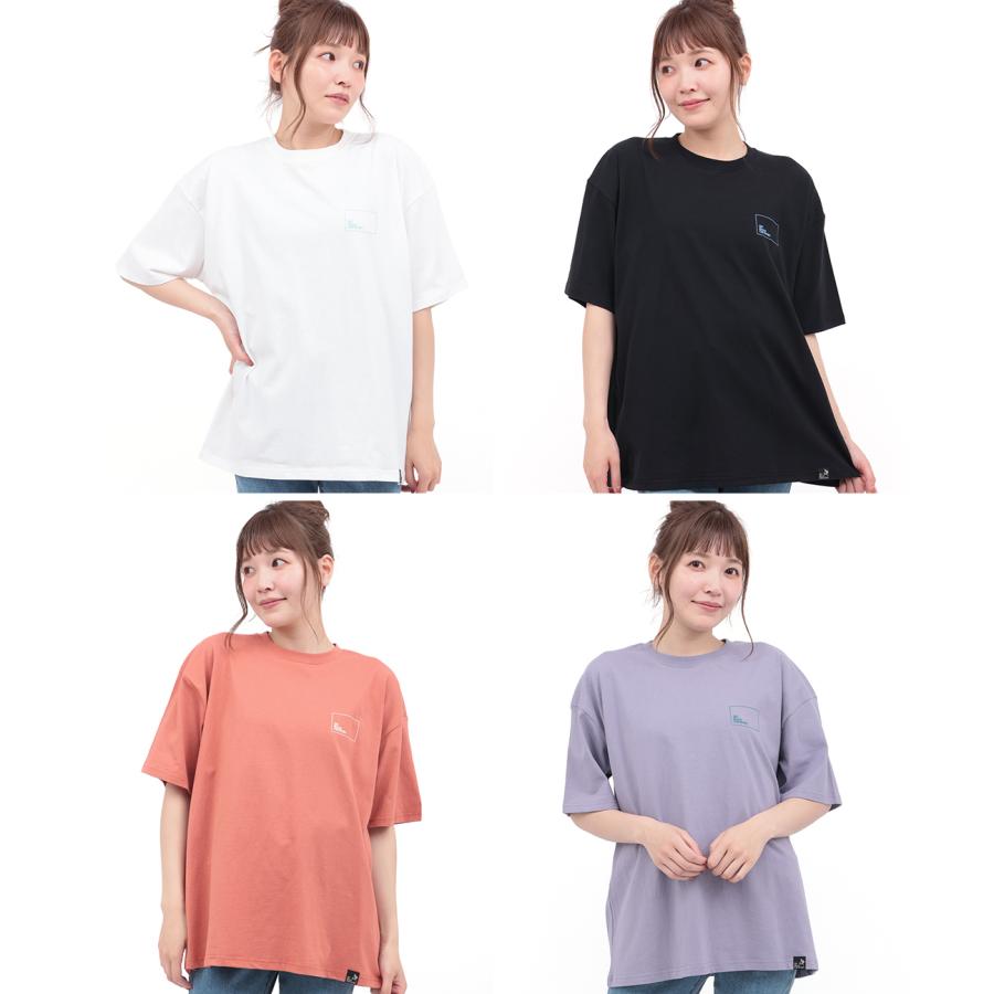 go slow caravan USAコットンスクエアロゴTシャツ ／ Tシャツ ティーシャツ トップス カットソー レディース 男女兼用 ユニセックス 春 夏 半袖 psの画像