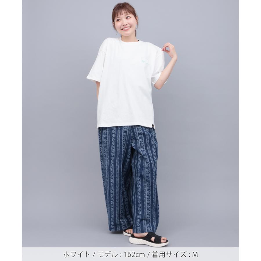 go slow caravan USAコットンスクエアロゴTシャツ ／ Tシャツ ティーシャツ トップス カットソー レディース 男女兼用 ユニセックス 春 夏 半袖 psの画像