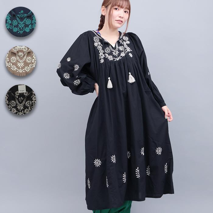 チチカカ（TITICACA） Karigari ナザーカト刺繍ワンピース【WEB限定