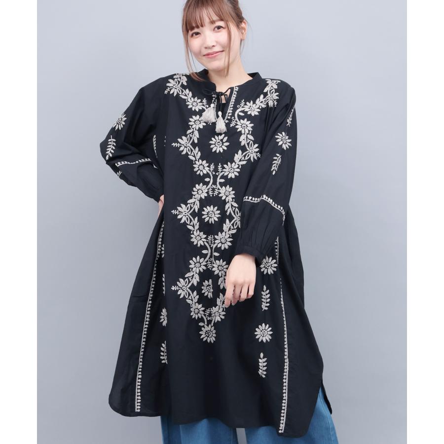 チチカカ（TITICACA） Karigari ナザーカト刺繍チュニック【WEB限定 