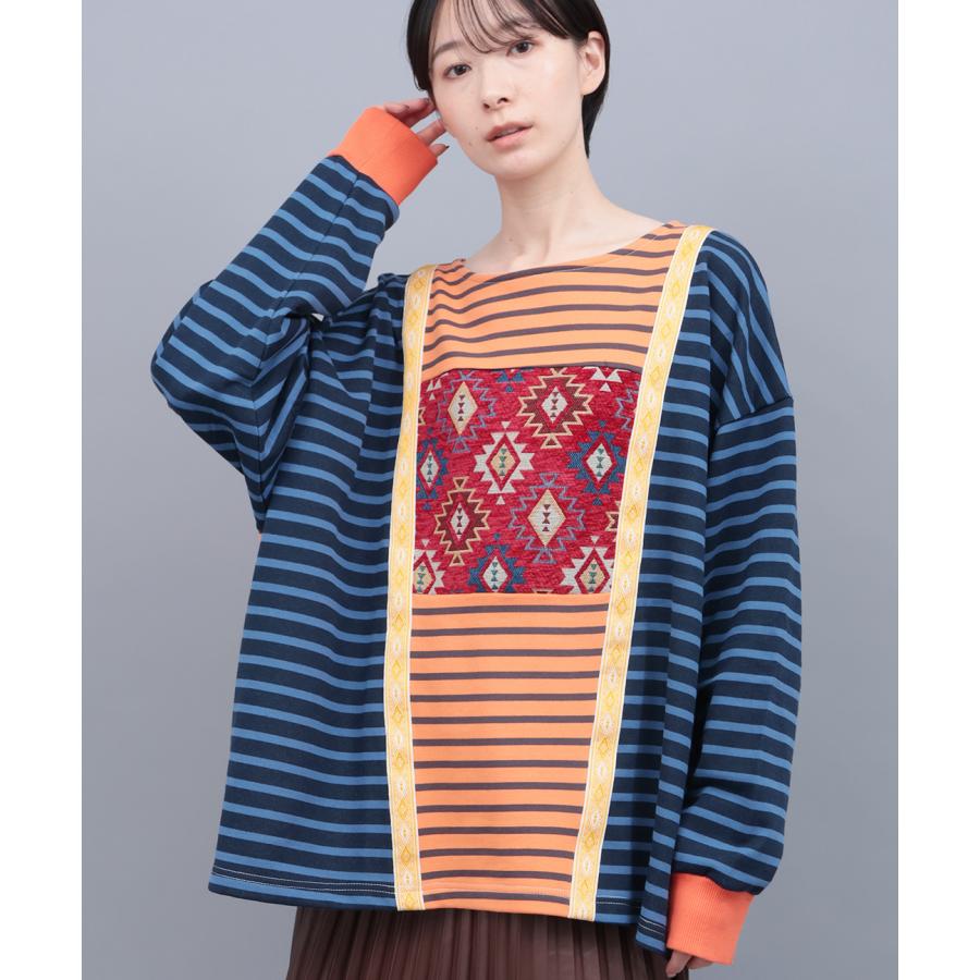 チチカカ（TITICACA） Amina カラパッチトップス ／ ロングTシャツ