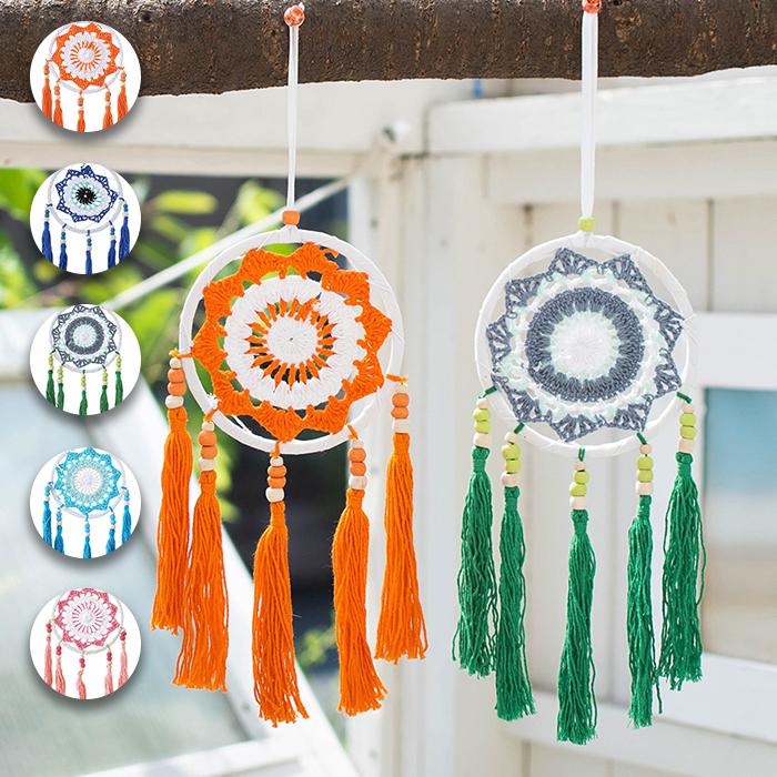 チチカカ（TITICACA） カラフルクロシェットドリームキャッチャー【WEB