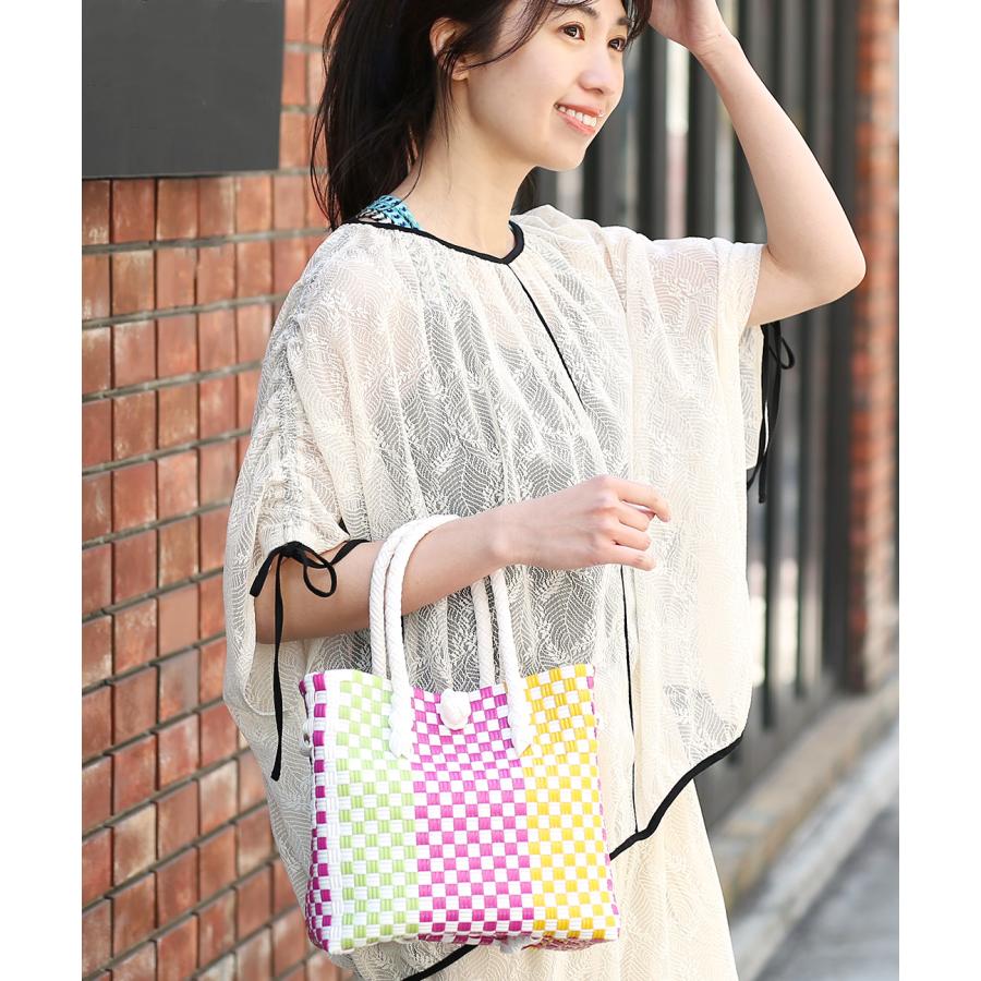 チチカカ スクエアパサールバッグSS【WEB限定】 / かごバッグ チチカカ スクエアパサールバッグSS【WEB限定】 / かごバッグ