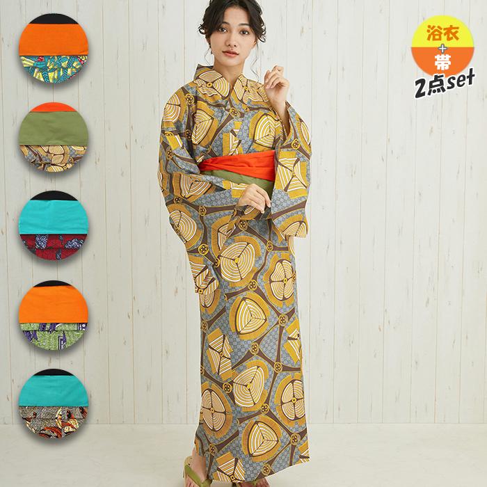 チチカカ（TITICACA） Shanti Shanti アフリカンプレーン浴衣セット