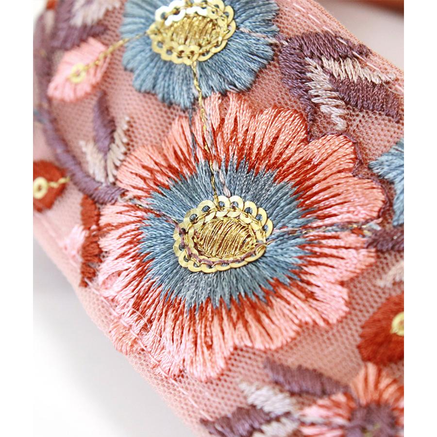 チチカカ（TITICACA） インド刺繍リボンツイストヘアバンド【WEB限定