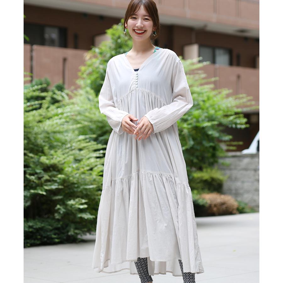 チチカカ Shanti 草木染ワンピース【WEB限定】 ／ ロング