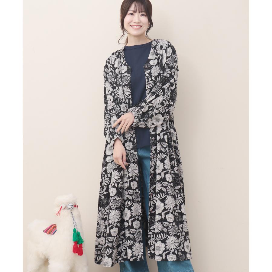 チチカカ TITICACA Shanti Shanti ガーデン花柄ワンピース WEB限定 ロングワンピース レディース 春 夏 羽織り 長袖 シャツワンピース フラワー Vネック ns チチカカ Yahoo ショッピング店 - 通販 - Yahoo ショッピング