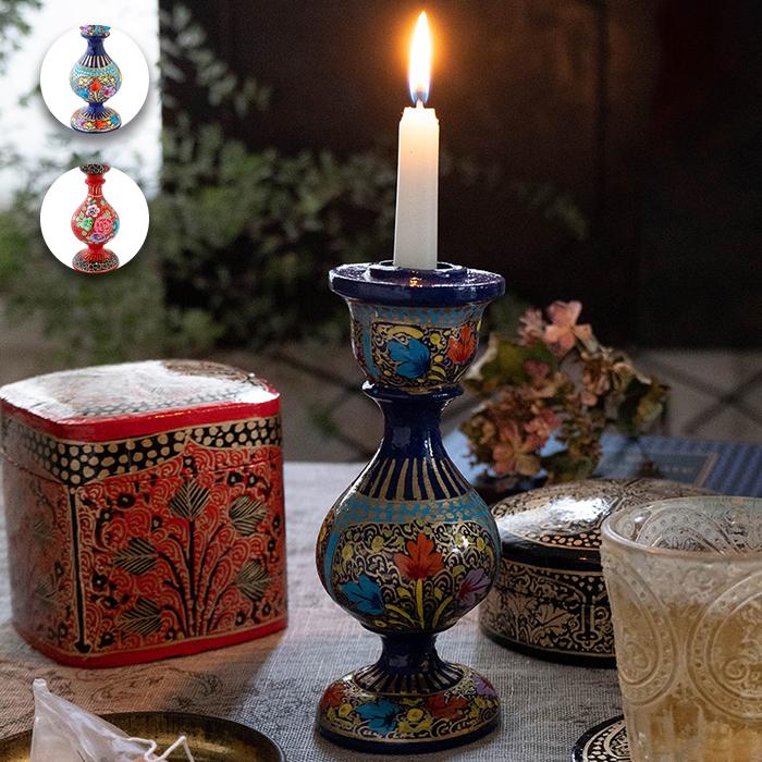 チチカカ（TITICACA） ウッドキャンドルホルダー【WEB限定