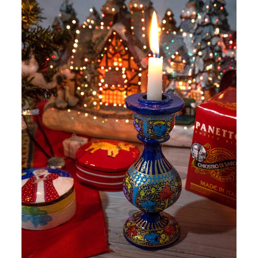 チチカカ（TITICACA） ウッドキャンドルホルダー【WEB限定