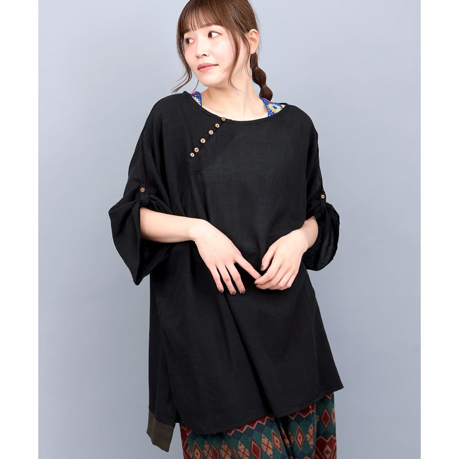 チチカカカットソー♥.｡.:*♡ チチカカ（TITICACA） Amina バラカシントップス ／ シャツ プル