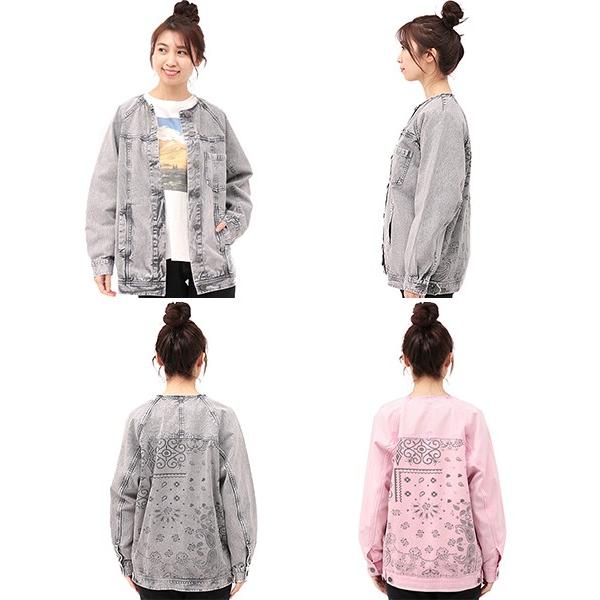 チチカカ（TITICACA） デニムジャケット レディース 春 夏 ノーカラー