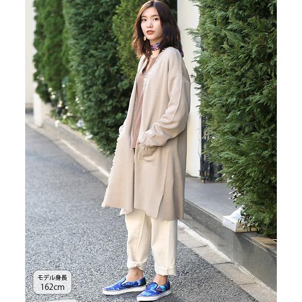 ロングカーディガン カーディガン レディース 春 夏 ニット 羽織もの 薄手 長袖 春服 フリンジ ニット 無地 フリンジニットロングカーディガン Jsjba230 チチカカ Paypayモール店 通販 Paypayモール