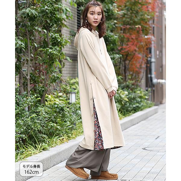 ロングワンピース スウェット レディース 秋 冬 長袖 裏毛 スリット フーディー 無地 ペイズリー柄 花 フラワー 裏毛脇スリットフードワンピース Jwjcd379 チチカカ Paypayモール店 通販 Paypayモール