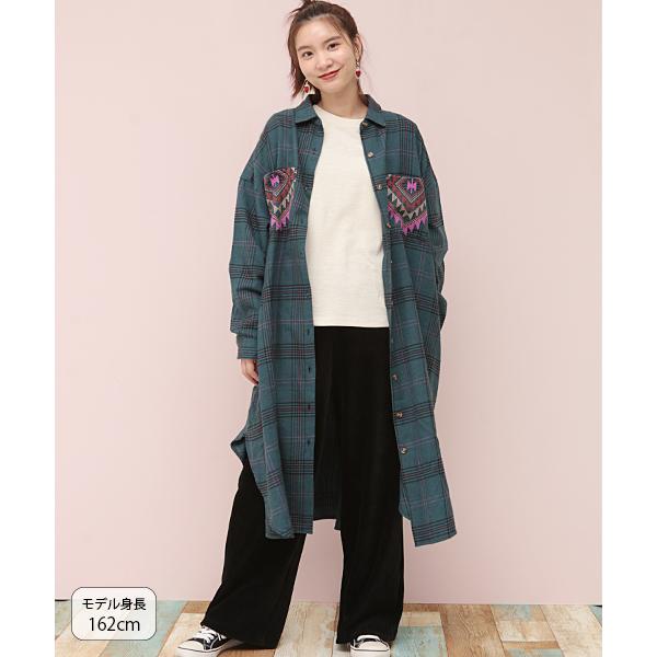 ロングtシャツ ティーシャツ トップス カットソー プルオーバー レディース 秋 冬 長袖 無地 綿100 アメカジプリント インナーロングtシャツ Jwsba034 チチカカ Paypayモール店 通販 Paypayモール